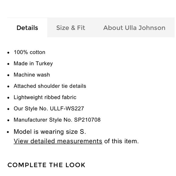 Ulla Johnson Bailey Tank in Blanc - Picture 15 of 16